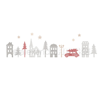 Weihnachtsstadt Szene, Stanze - Alexandra Renke