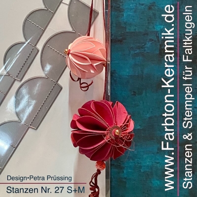Faltkugeln, Stanze - Farbton Papier
