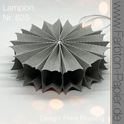 Lampion #62S, Stanze - Farbton Papier