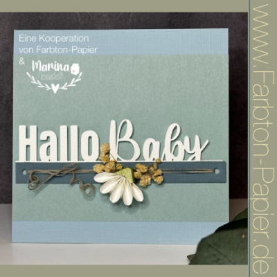 Hallo Baby, Stanze - Farbton Papier