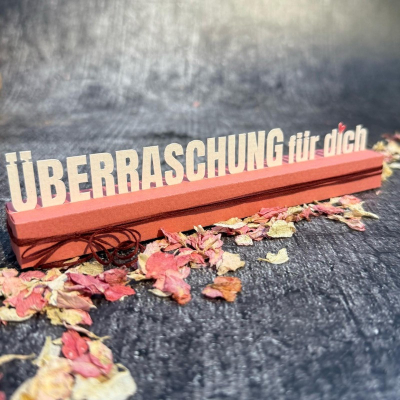 Überraschung für dich, Stanze - Farbton Papier