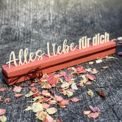 Alles Liebe für dich, Stanze - Farbton Papier