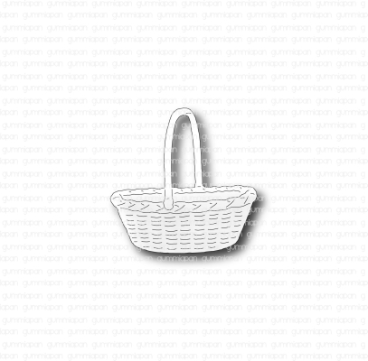 Geflochtener Korb, Stanze - Gummiapan