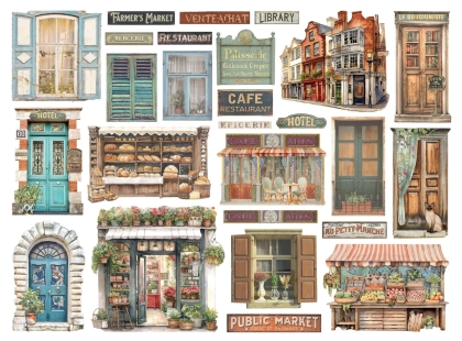 Art of Travelling, Die-Cuts - Stamperia