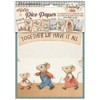 Family, Mini Rice Paper - Stamperia