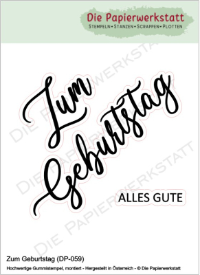 Zum Geburtstag, Stempelset