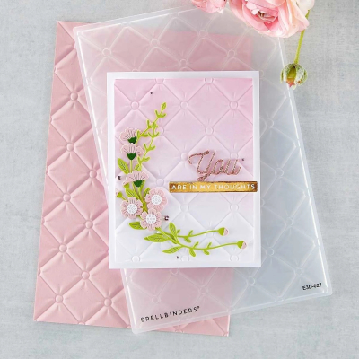 3D Embossingfolder, Tufted - Spellbinders