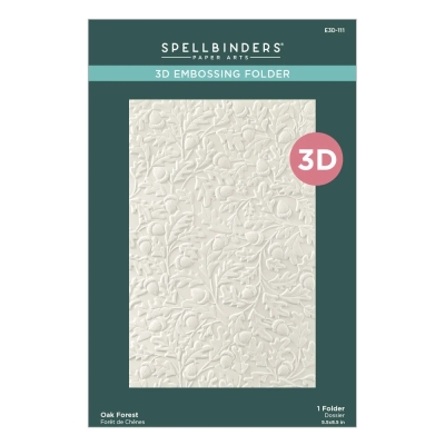 Oak Forest, 3D Embossingfolder - Spellbinders
