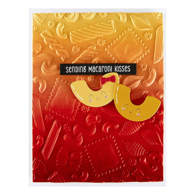 3D Embossingfolder, Al Dente - Spellbinders