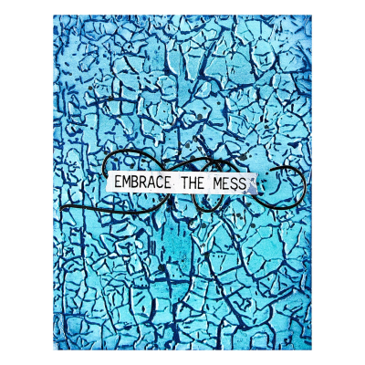 3D Embossingfolder, Crackle Paint - Spellbinders