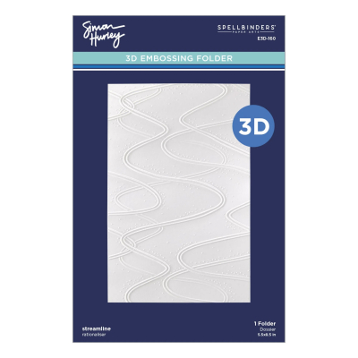 3D Embossingfolder, Streamline - Spellbinders