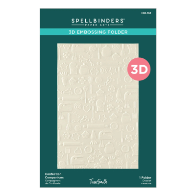3D Embossingfolder, Confection Companions - Spellbinders