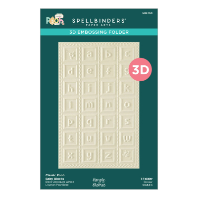 3D Embossingfolder, Baby Blocks - Spellbinders