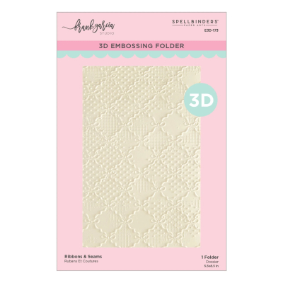 3D Embossingfolder, Ribbons & Seams - Spellbinders (Simon Hurley)