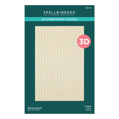 Diamond Blocks, 3D Embossingfolder - Spellbinders