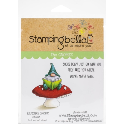 Reading Gnome, Clingstamp - Stamping Bella