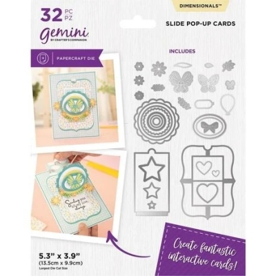 Slide Pop-Up Cards, Stanze - Gemini