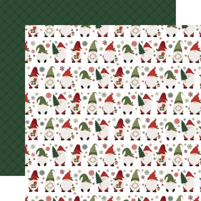 Gnome for Christmas, Christmas Gnomes, Designpapier - Echo Park Paper