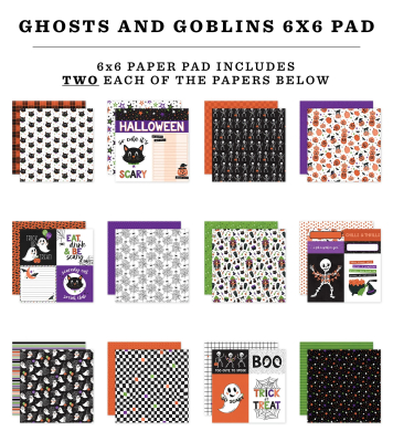 Ghosts and Goblins 6x6 Paperpad - Echo Park