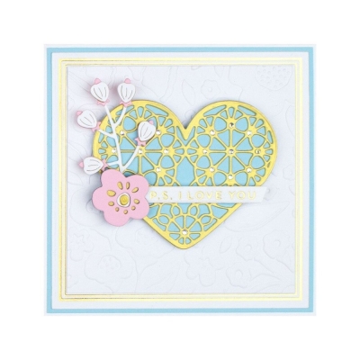 Essential Duo Lines Glimmer Squares - Spellbinders