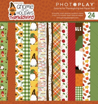 Gnome for Thanksgiving 6x6 Paperpad - Photoplay