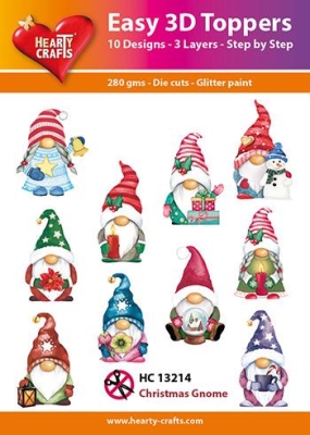 Christmas Gnome, 3D Topper Die Cuts