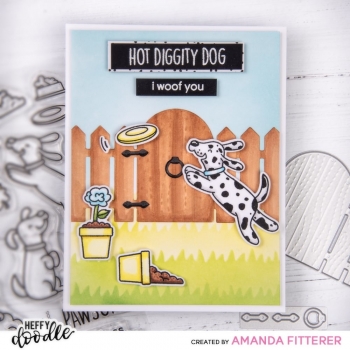 Hot Diggity Dog, Clearstamp - Heffy Doodle