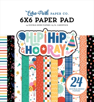 Hip Hip Hooray 6x6 Paperpad - Echo Park