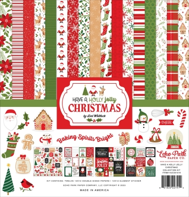 Have A Holly Jolly Christmas 12x12  Collection Kit - Echo Park
