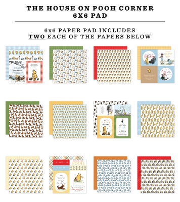 The House At Pooh Corner 6x6 Paperpad - Echo Park