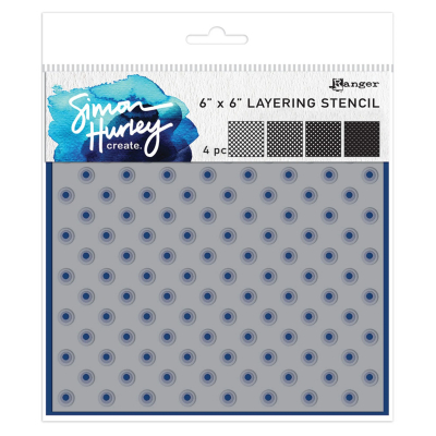 Polka Dots Layering, Schablonen - Ranger (Simon Hurley)