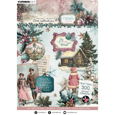 Christmas Blush, Die-Cut Paperpad - Studiolight