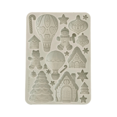 Gingerbreads, Silicone Mould - Stamperia