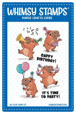 Cappy Birthday, Clearstamps - Whimsy Stamps