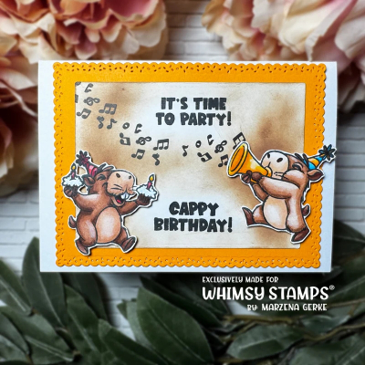 Cappy Birthday, Clearstamps - Whimsy Stamps