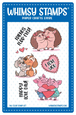 Furry Friends, Clearstamps - Whimsy Stamps