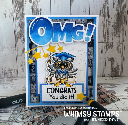 Preview: Owl Ways Reach for the Stars, Clearstamps - Whimsy Stamps