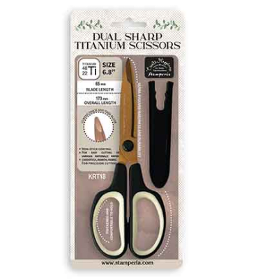 Dual Sharp Titanium Scissors - Stamperia