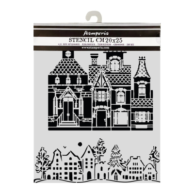 Christmas House, Schablone - Stamperia
