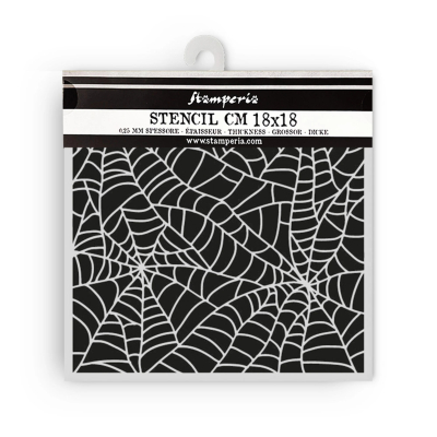 Whispering Woods - Spider Pattern, Schablone - Stamperia