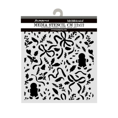 Ribbons & Gingerbread, Schablone - Stamperia
