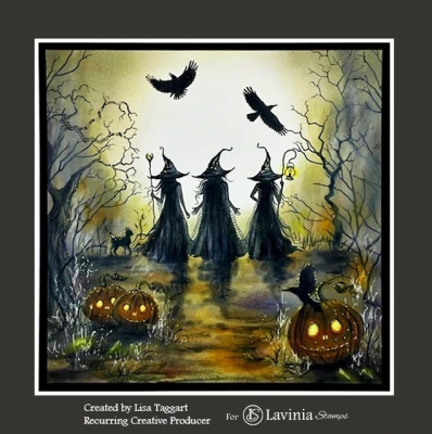 Ravens, Clearstamp - Lavinia Stamps