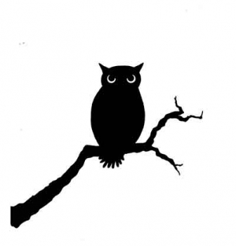 Large Owl, Clearstamp - Lavinia Stamps