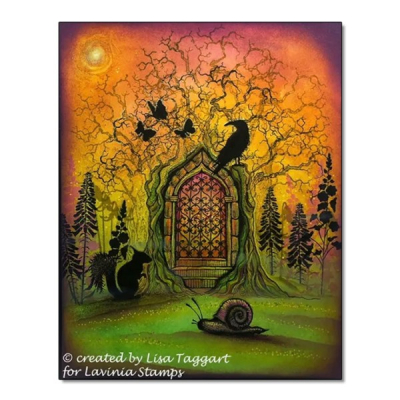 Red Squirrel, Clearstamp - Lavinia Stamps