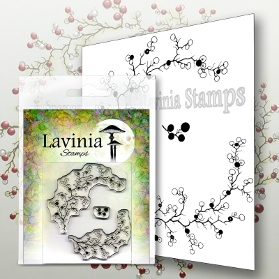 Berry Wreath, Clearstamp - Lavinia Stamps