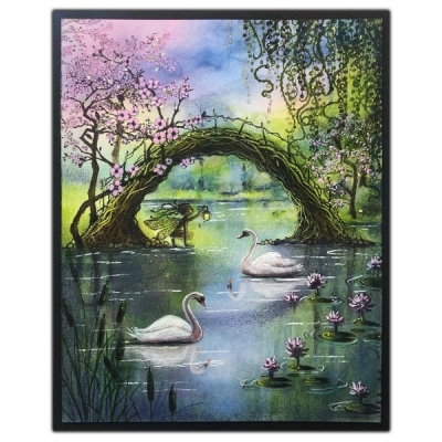 Sacred Bridge, Clearstamp - Lavinia Stamps