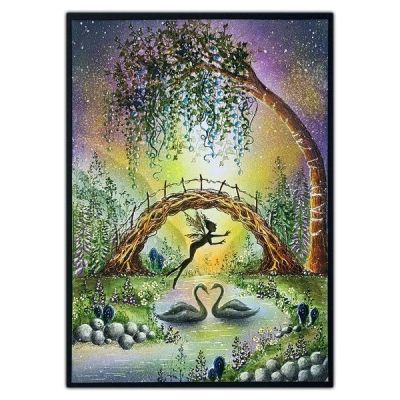 Swans, Clearstamp - Lavinia Stamps