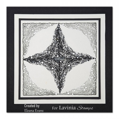 River Root Corner Small, Clearstamp - Lavinia Stamps