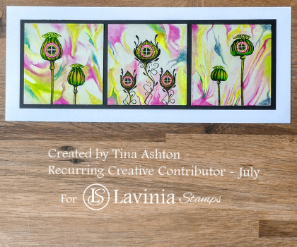Poppy Dwelling, Clearstamp - Lavinia Stamps