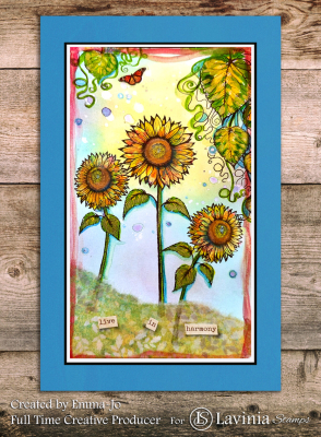 Sunflower 2, Clearstamp - Lavinia Stamps
